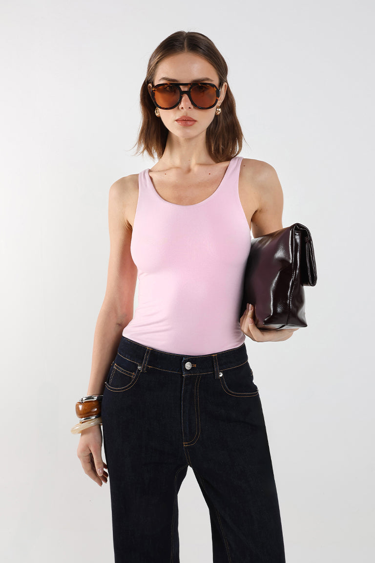 Claudia Bodysuit | Powder Pink