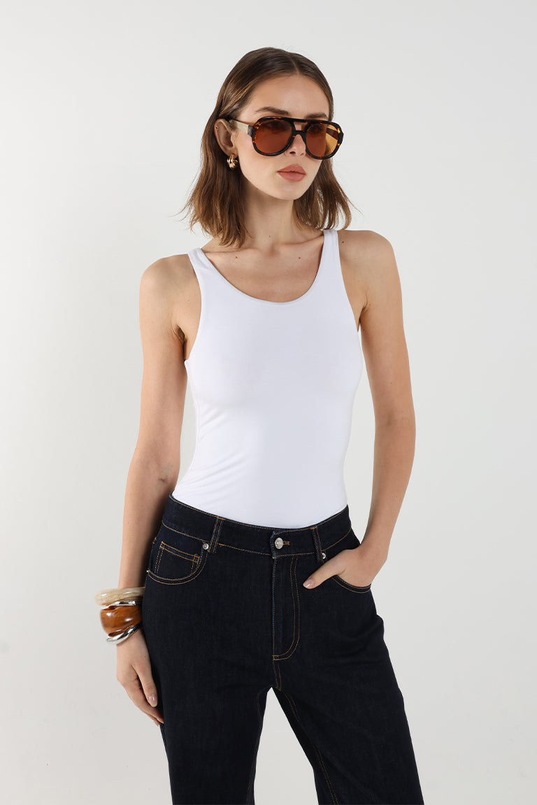 Claudia Bodysuit | White