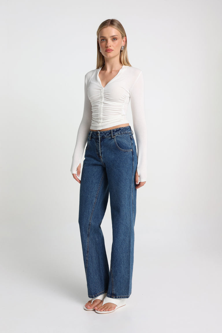 Clementine Top | White
