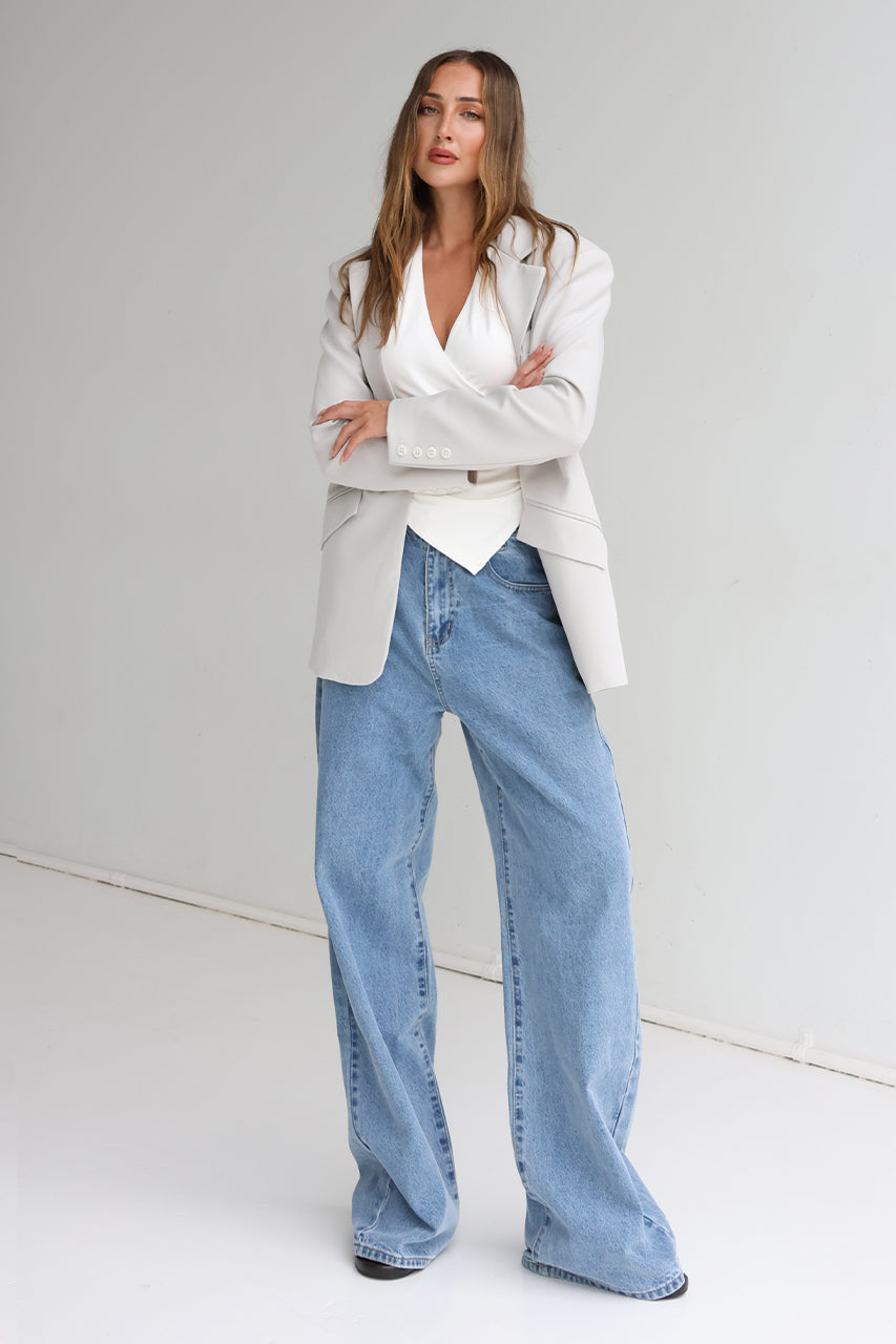 Collins Blazer | Dove