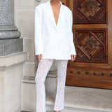 Collins Blazer | White