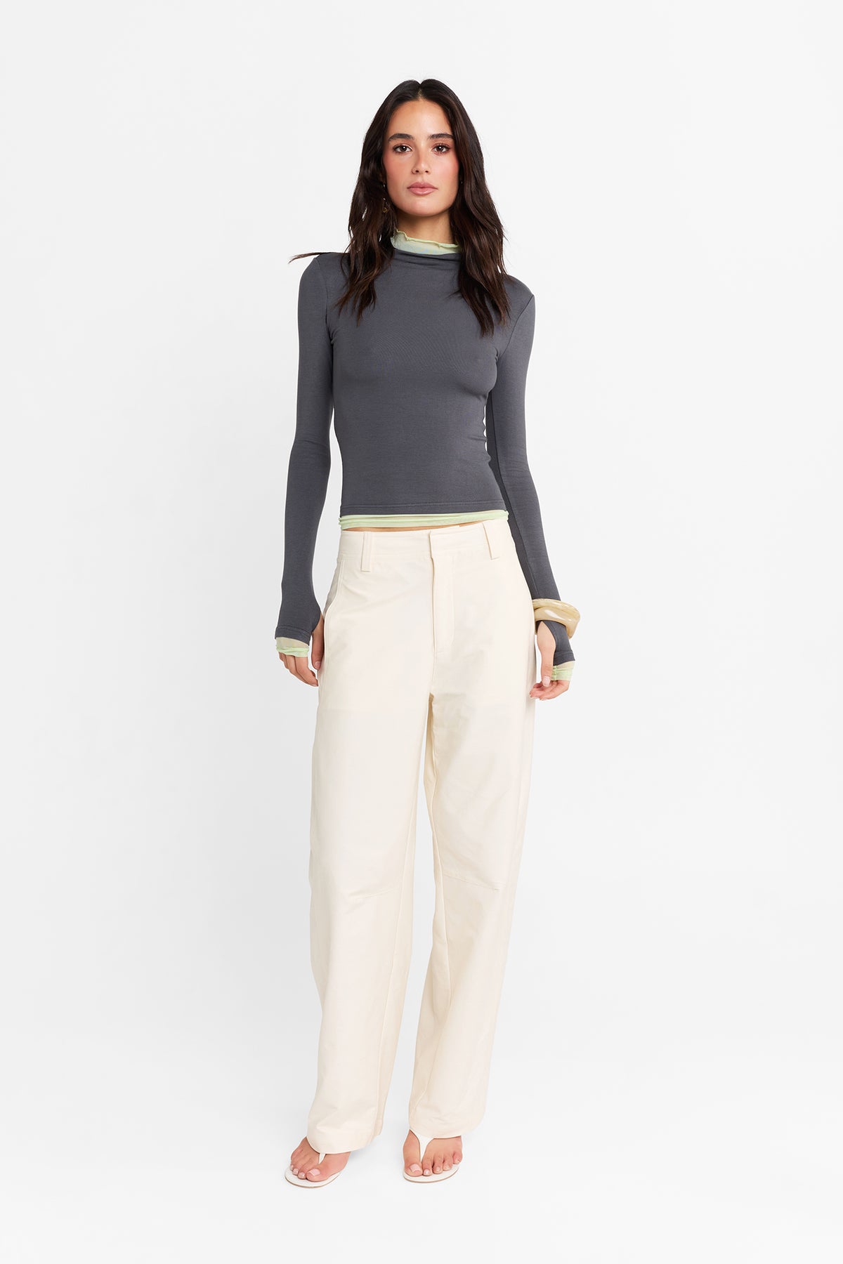Dasha Top | Charcoal