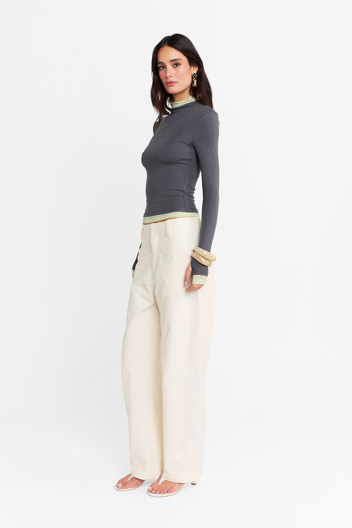 Dasha Top | Charcoal