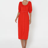 Darci Midi Dress | Red