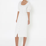 Darci Midi Dress | White