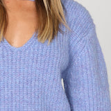 Delta Knit Jumper | Blue