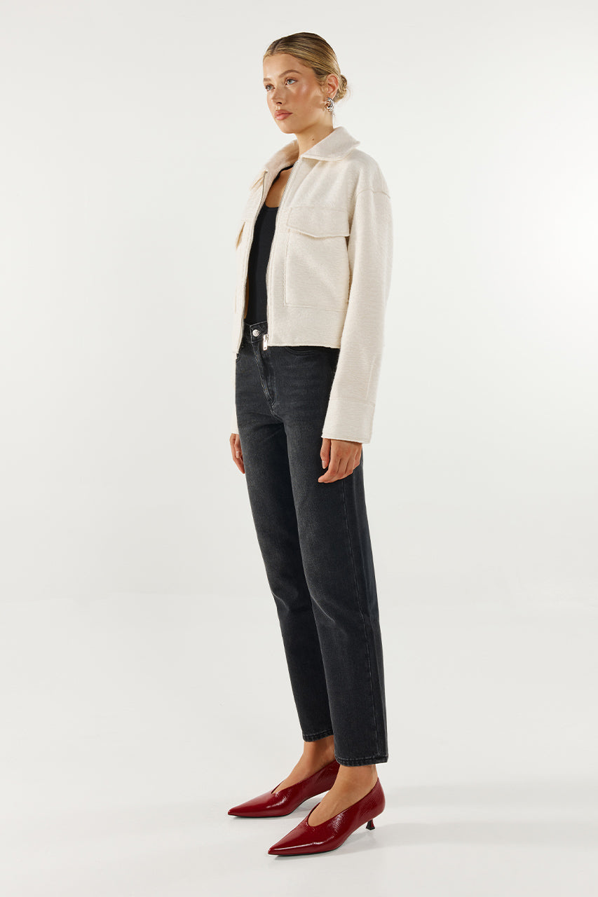 Deltora Jacket | White