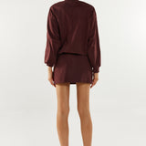 Deserae Jacket | Plum Suede