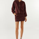 Deserae Jacket | Plum Suede