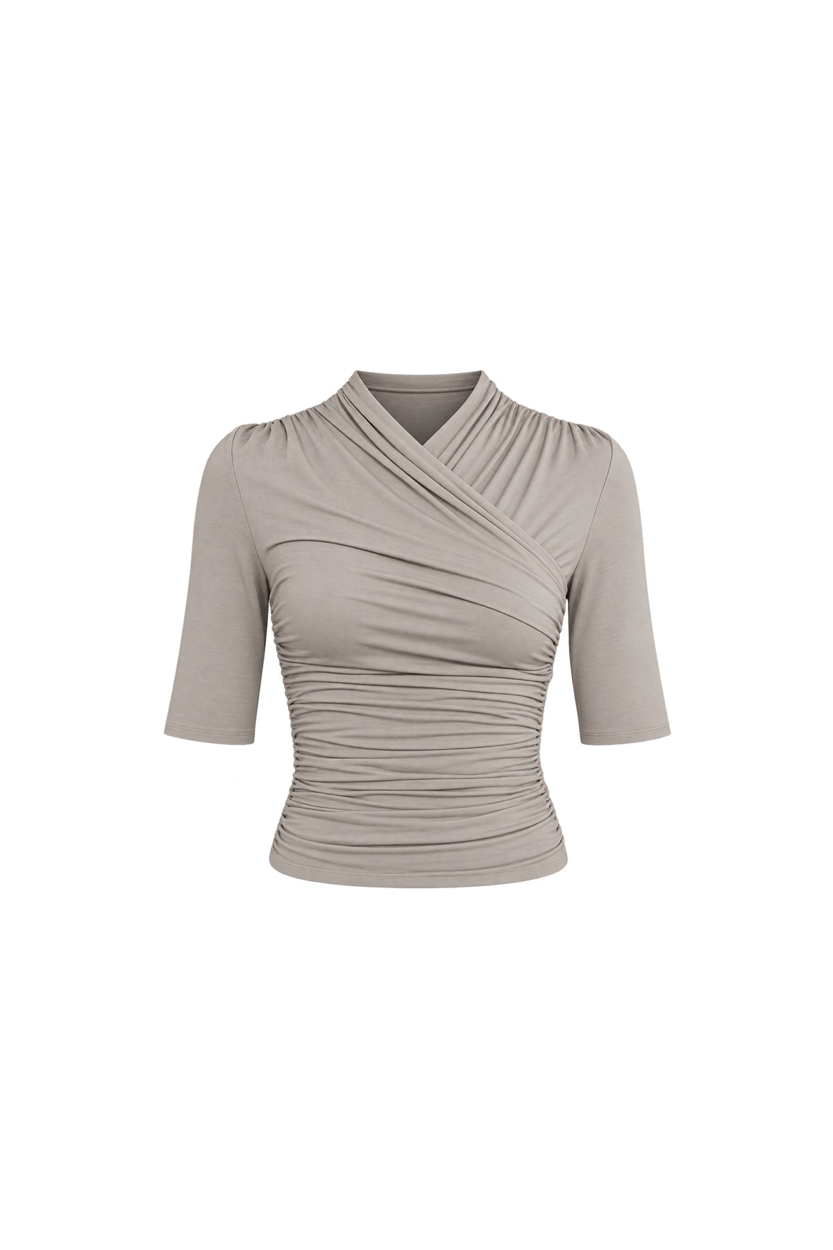 Adalia Half Sleeve Top | Steel