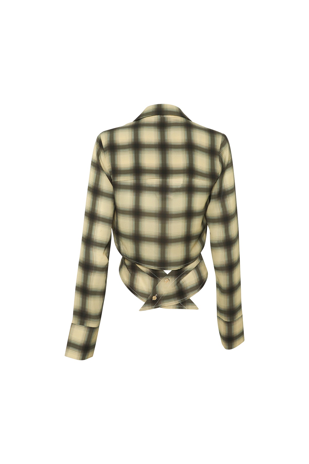 Eloise Wrap Shirt | Check