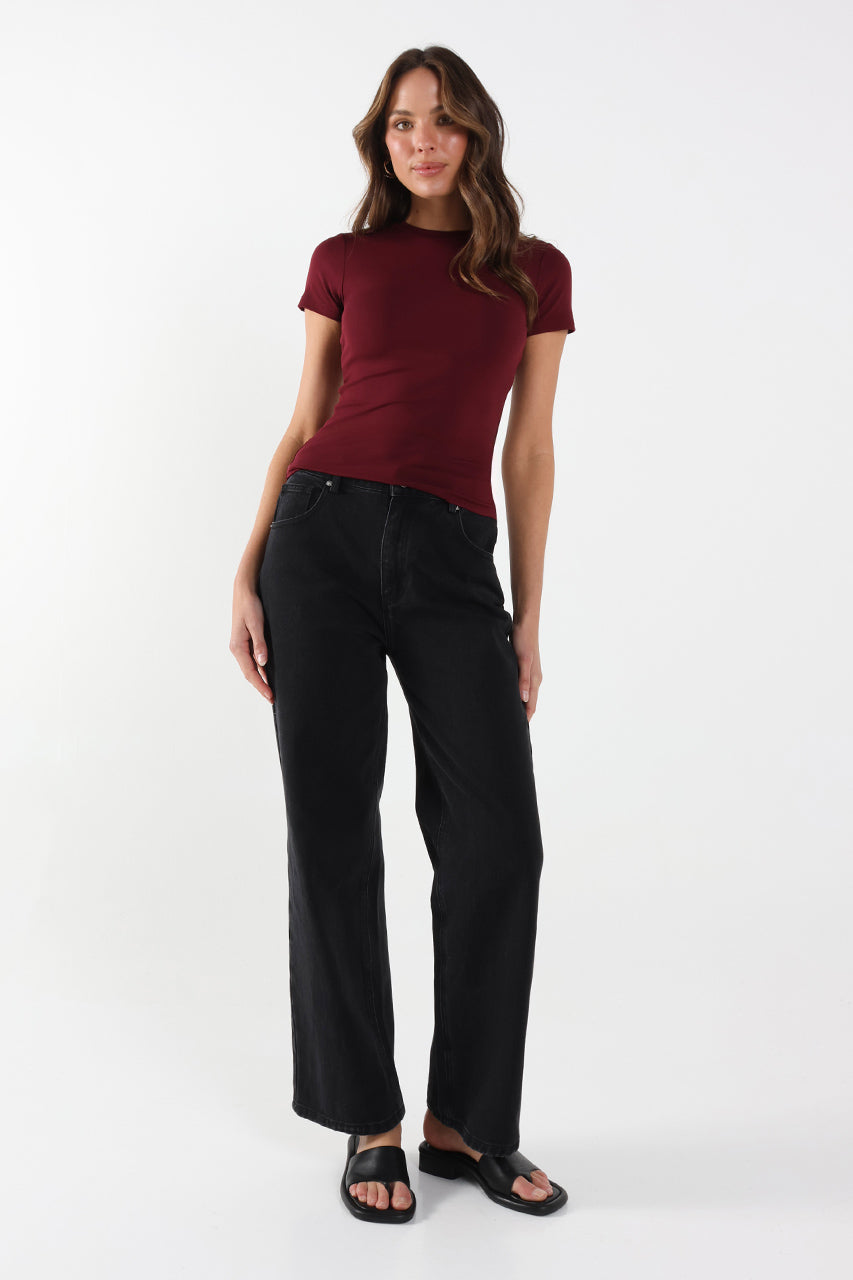 Elina Jeans | Black Denim