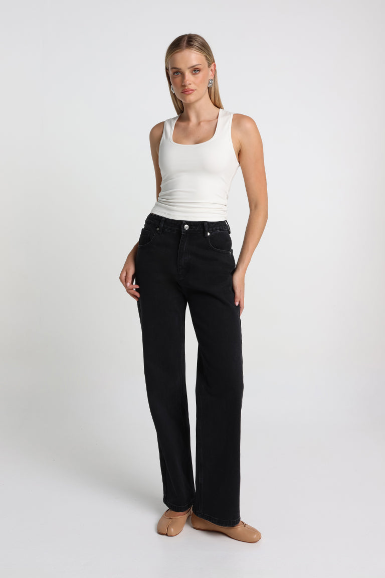 Elina Jeans | Black Denim