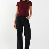 Elina Jeans | Black Denim