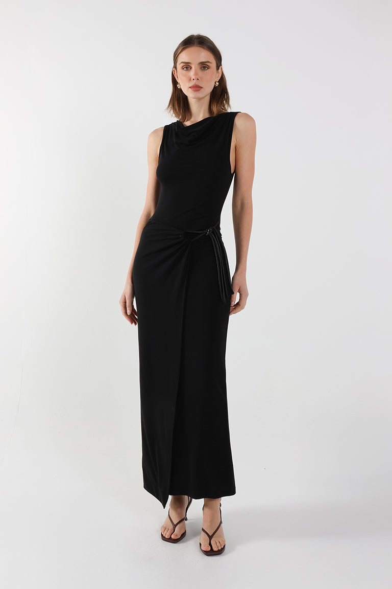 Evelina Maxi Dress | Black