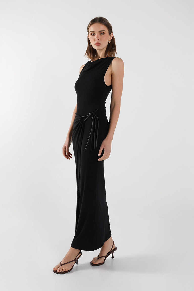 Evelina Maxi Dress | Black