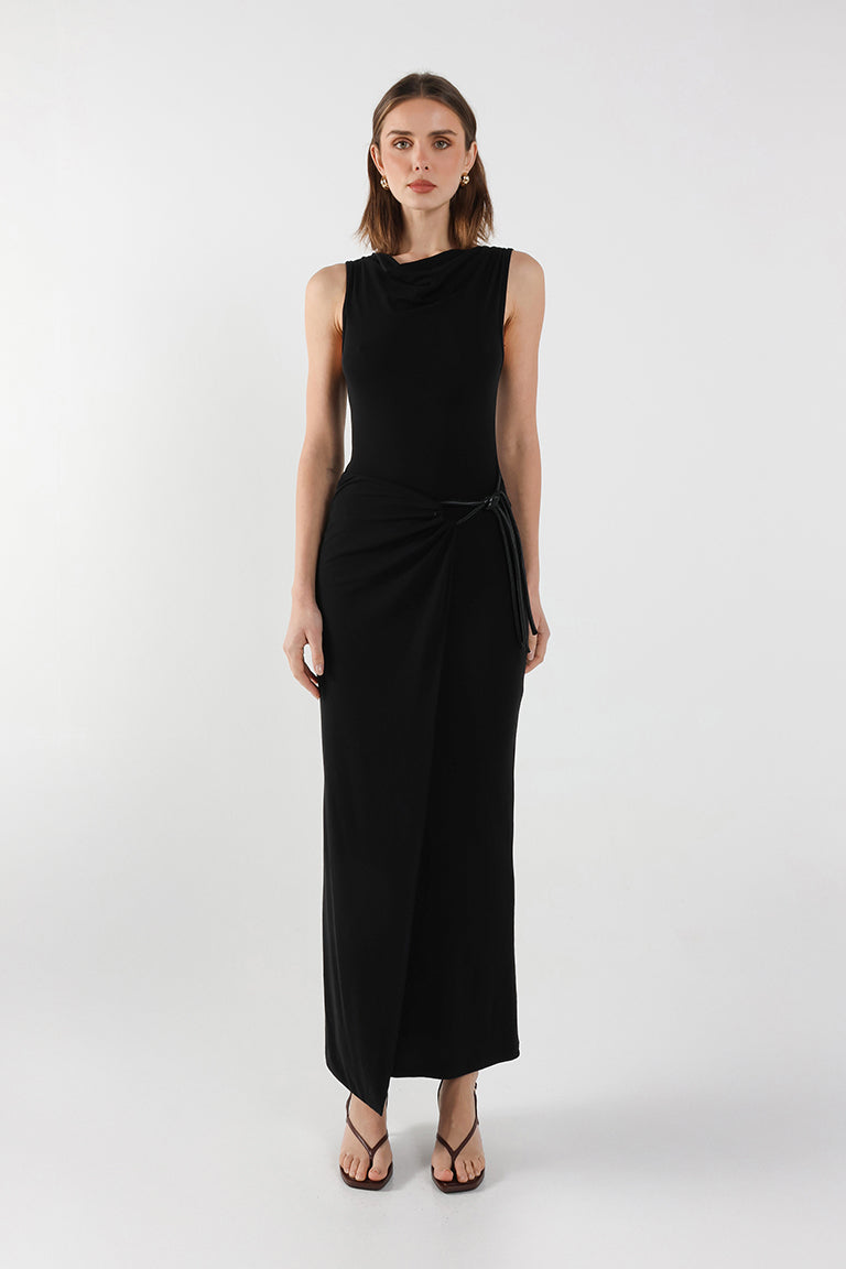 Evelina Maxi Dress | Black