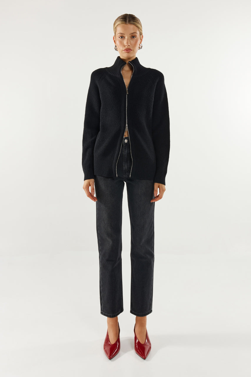 Florie Knit Cardigan | Black