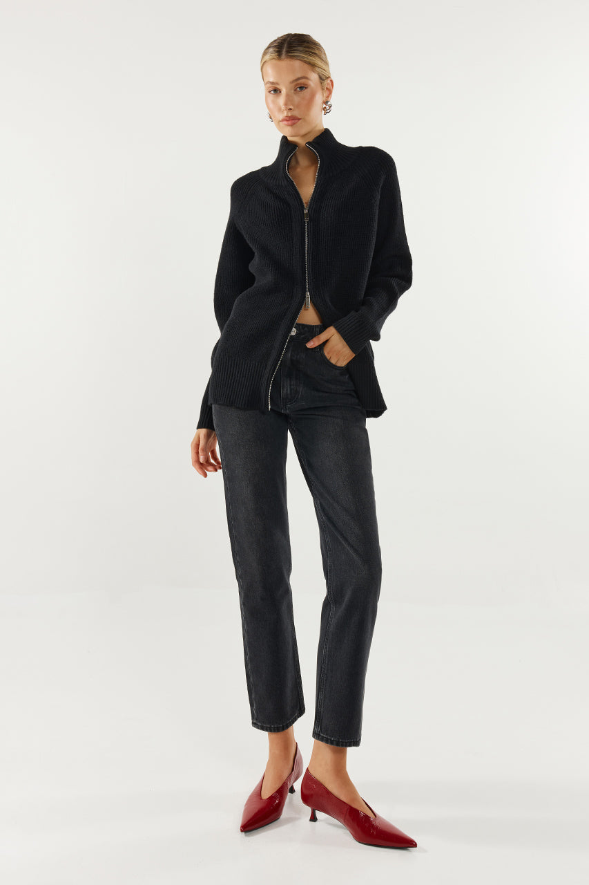Florie Knit Cardigan | Black