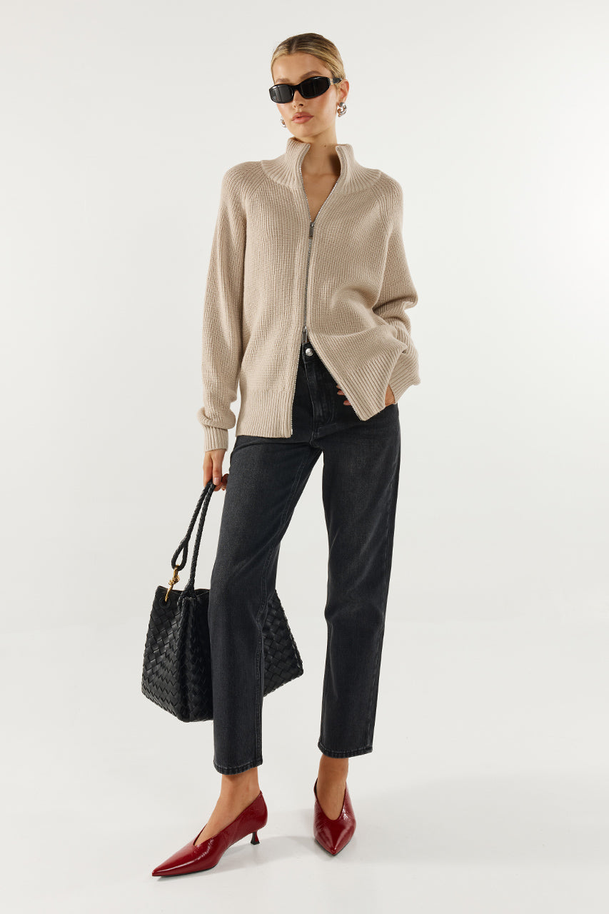 Florie Knit Cardigan | Oat