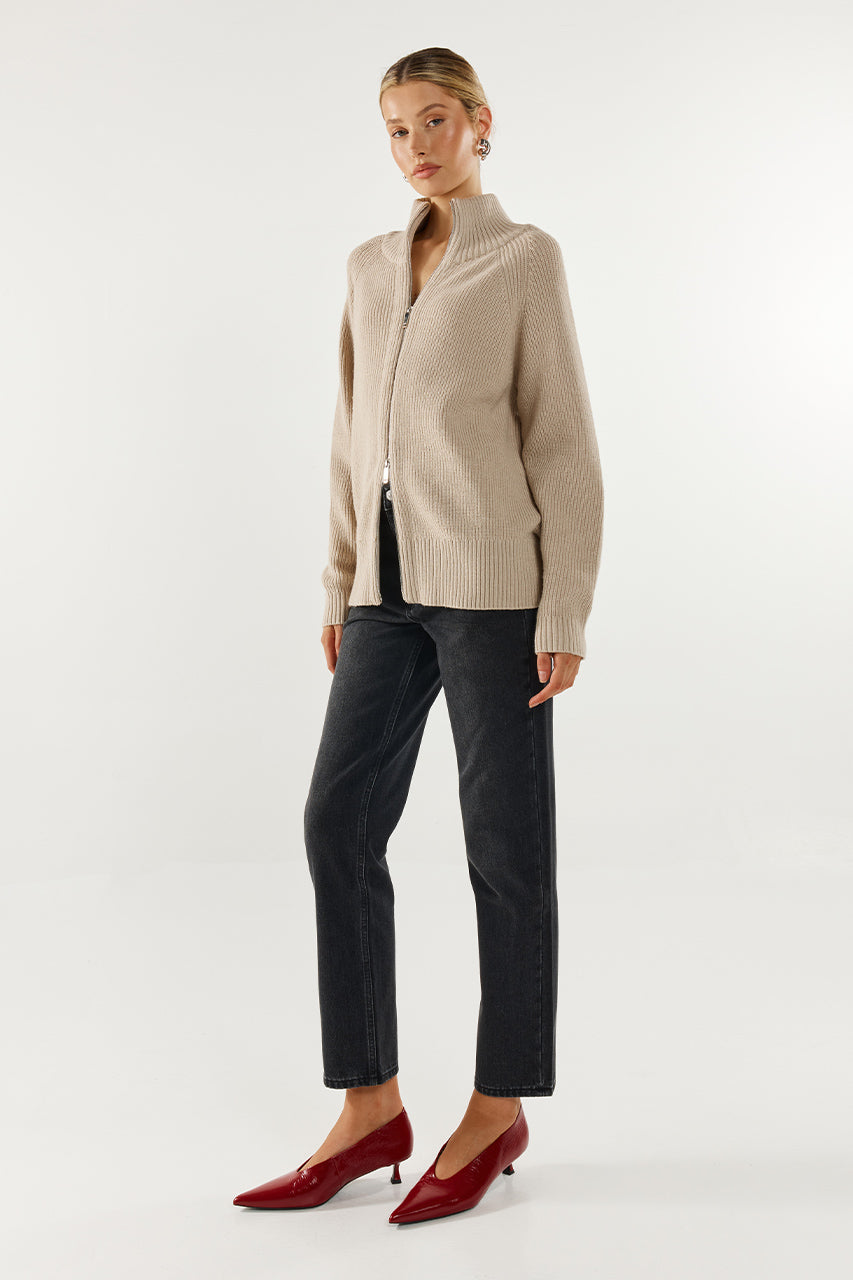 Florie Knit Cardigan | Oat