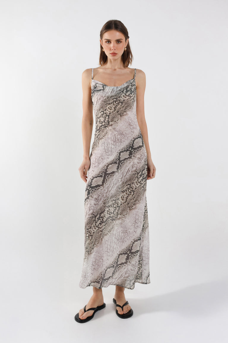 Fontana Maxi Dress | Snake