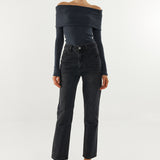 Frances Top | Charcoal