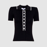 Georgia Knit Top | Black
