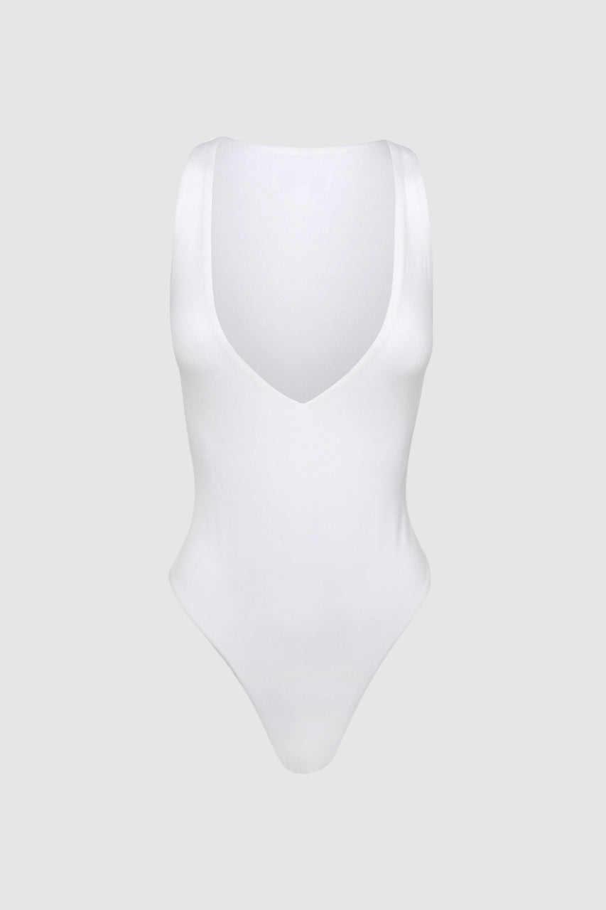 Halle Bodysuit | White