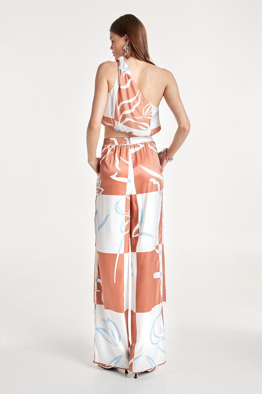 Helena Pants | Floral Check