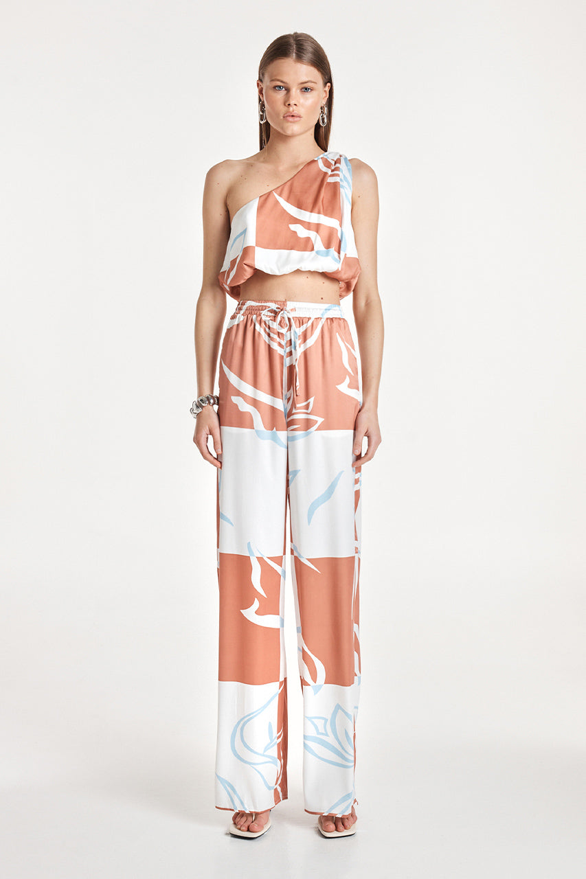 Helena Pants | Floral Check