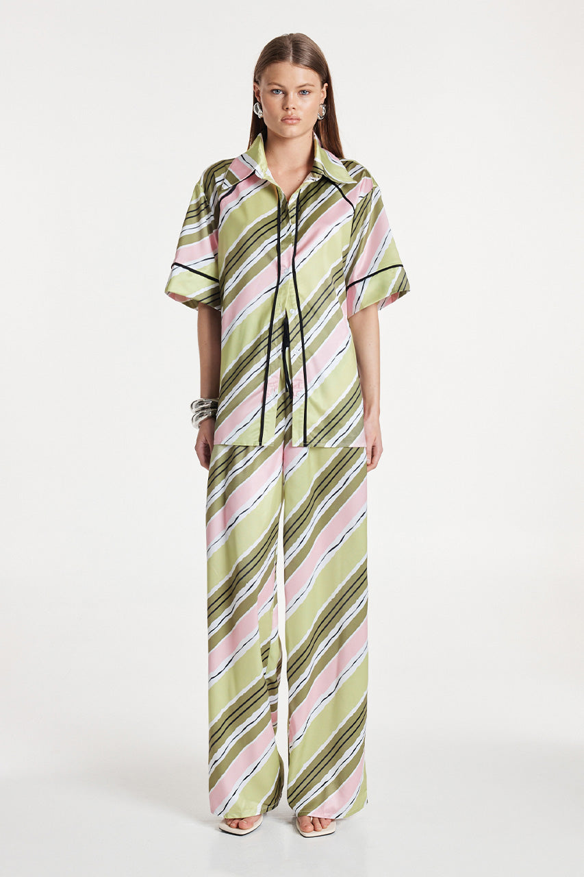 Helena Pants | Stripe