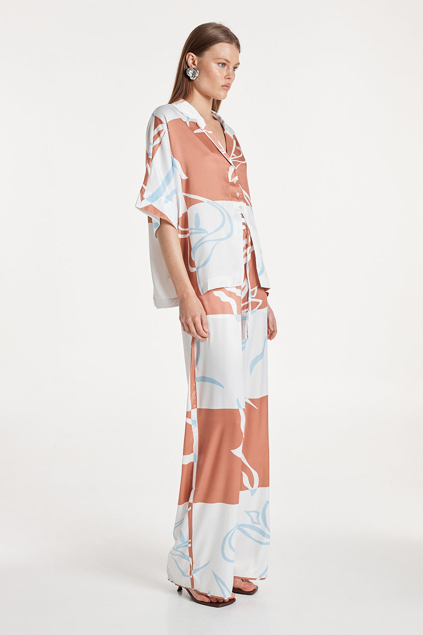 Irena Shirt | Floral Check