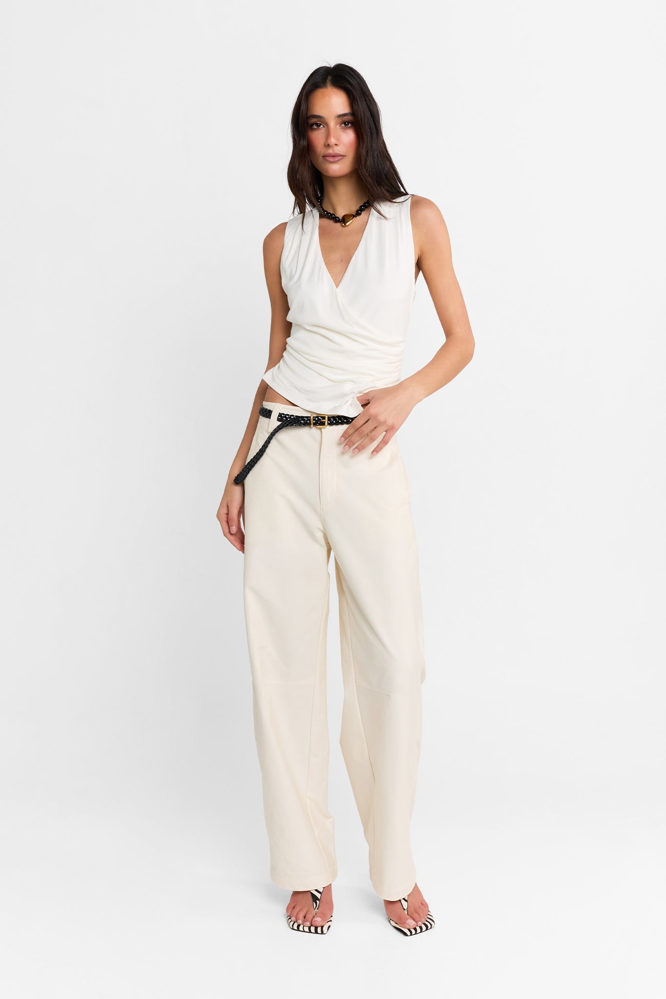 Jenkins Top | White