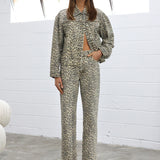 Jamie Denim Jacket | Leopard