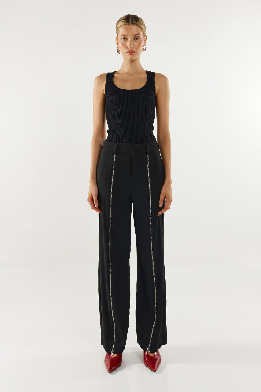 Jeanie Knit Top | Black