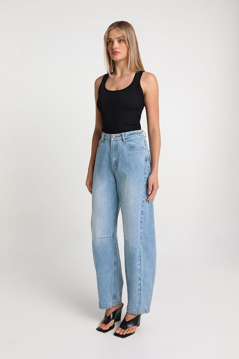 Jeanie Knit Top | Black