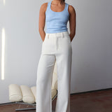 Jeanie Knit Top | Powder Blue