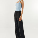Jeanie Knit Top | Powder Blue