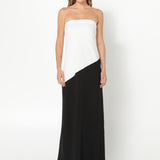 Joanna Maxi Dress | White & Black