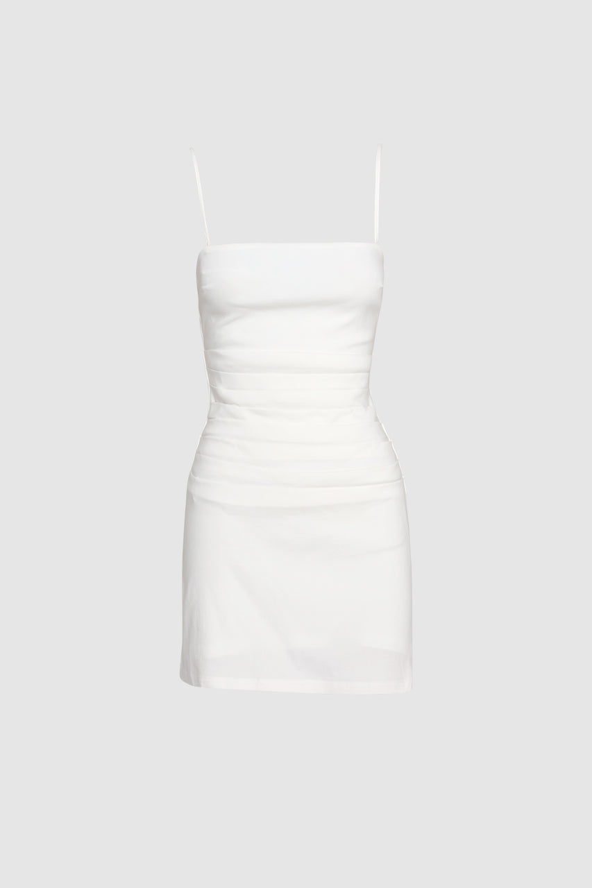 Katana Mini Dress | White