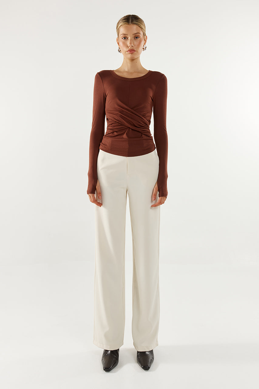 Koko L/S Top | Choc
