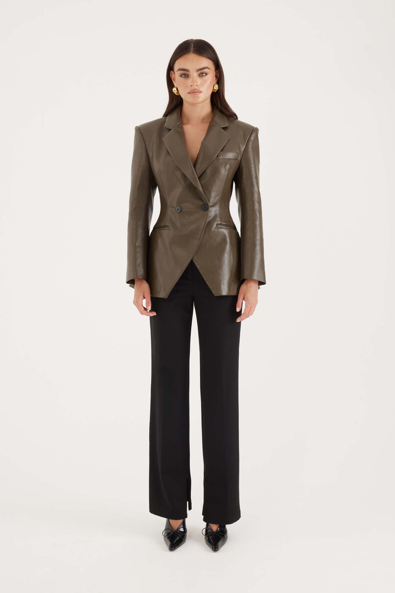 Layla Blazer | Dark Green