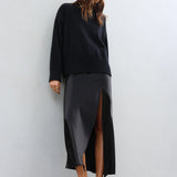 Layla Midi Skirt | Black