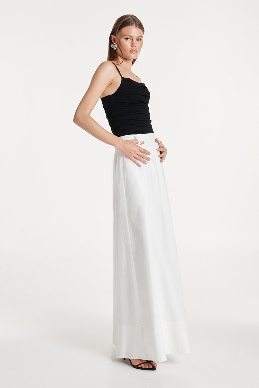 Lopez Maxi Skirt | White