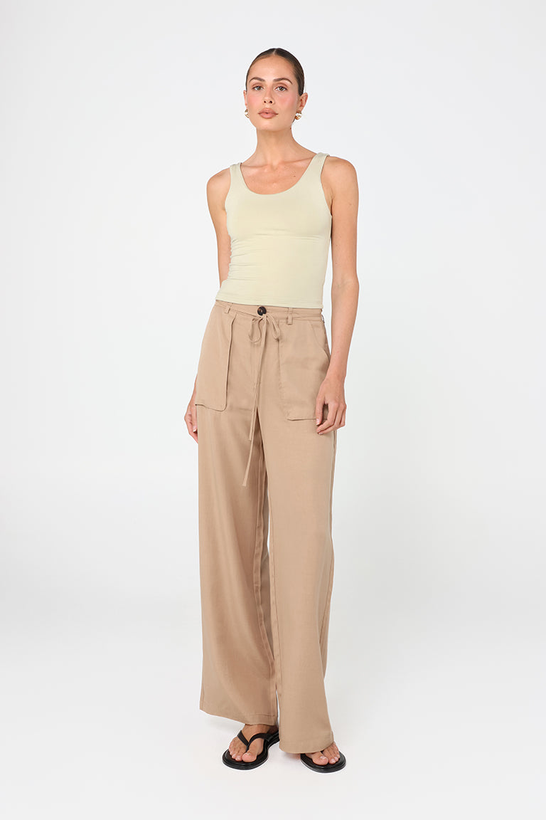 Lotus Tank | Khaki