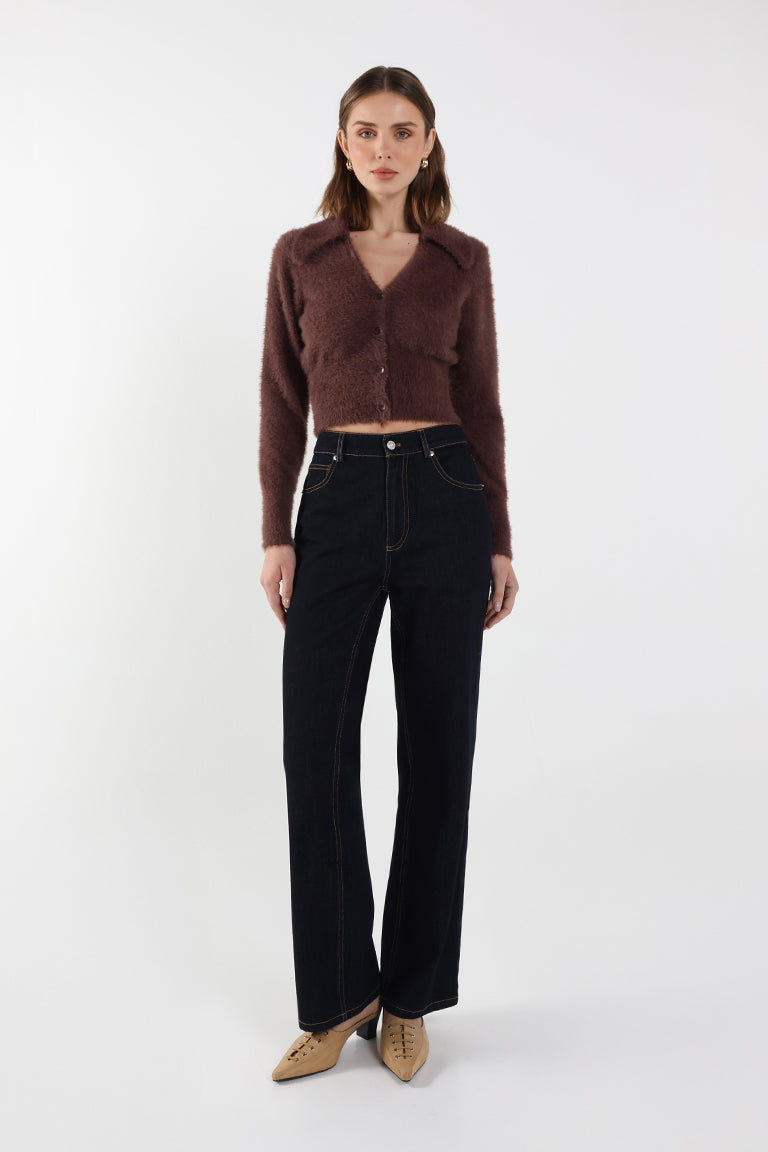 Lucy Knit Cardigan | Cacao