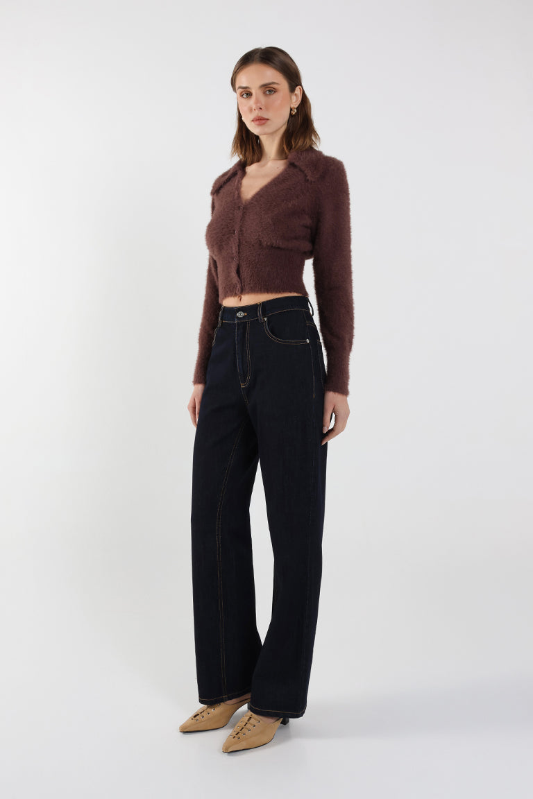 Lucy Knit Cardigan | Cacao