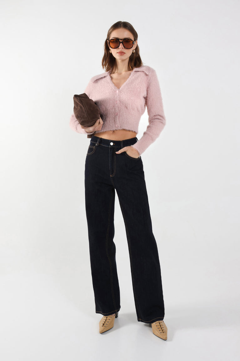 Lucy Knit Cardigan | Dusty Pink
