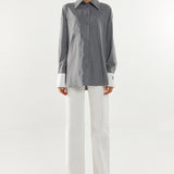 Lyon Shirt | Charcoal Stripe